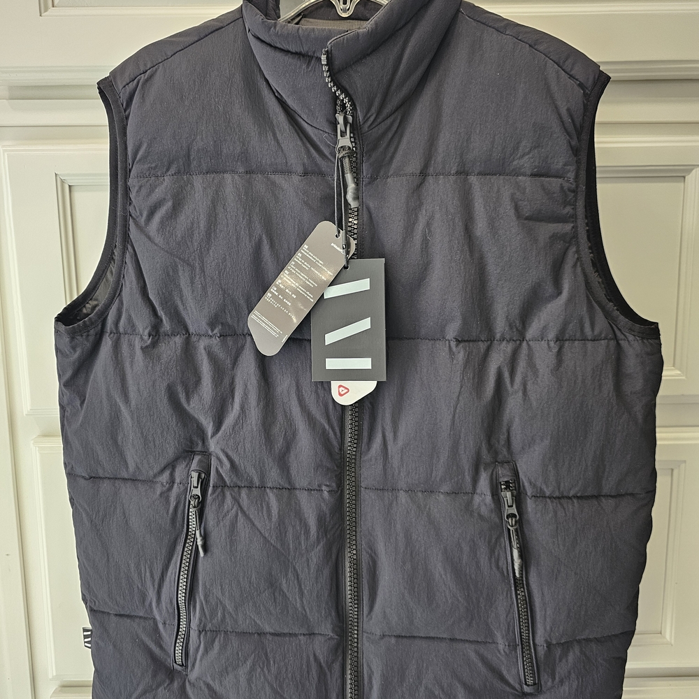 Men's Black Puffer Vest
